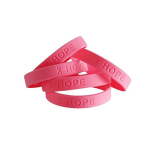 Pink Breast Cancer Awareness Bracelets