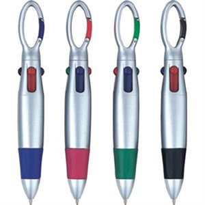 Plastic Carabiner Quad Pen