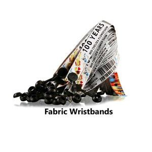 Plastic Snap Button Fabric Wristband