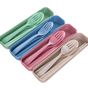 Portable Wheat Straw Spoon/Fork/Chopsticks