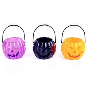 Pumpkin Bucket Candy Holder