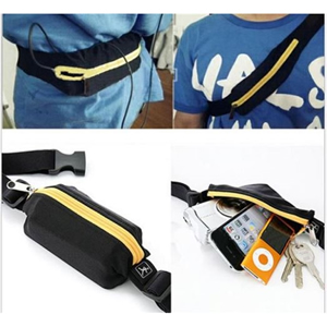 Running Band Sport Waist Bag with Zipper