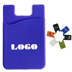 Silicone Adhesive Credit Card Holder