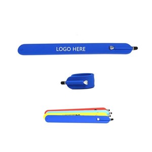 Silicone Bracelet With Touch Screen Pen