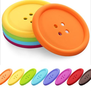Silicone Button Cup Mat