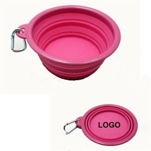 Silicone Folding Pet Bowl with Climbing Knot