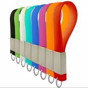 Silicone Keychain Wristband USB Flash Drive