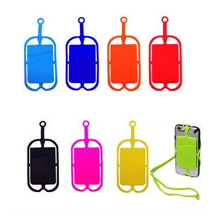 Sling Lanyard Silicone Phone Pocket Holder