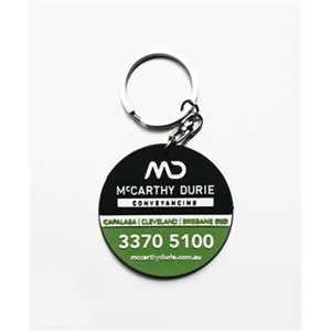 Soft Touch PVC Key Chain