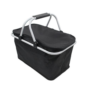 Solid color Double handles picnic basket