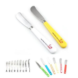 Stainless Steel Cheese Knife/Server with Plastic Handle