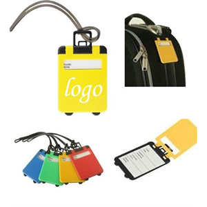 Suitcase Shaped Plastic Luggage Tag