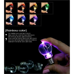 The Bulb - Colorful LED Keychain with Sound/Flashlight