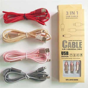 Three in one phone cable