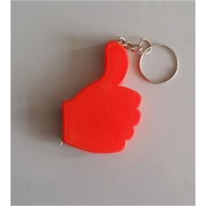 Thumbs Up Tape Measure Key Chain