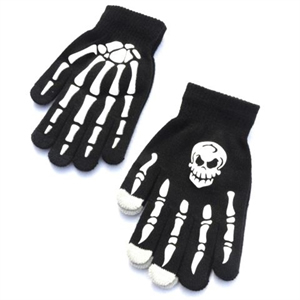 Touch Screen Gloves with Luminous Ghost Claw