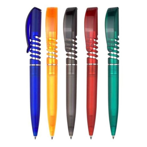 Translucent Spring Ballpoint Pen
