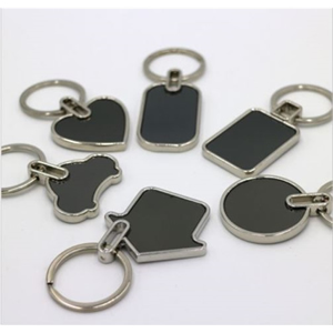Two Tone Metal Keychain