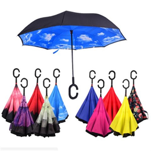 Type C Handle Double layer Reverse Umbrella