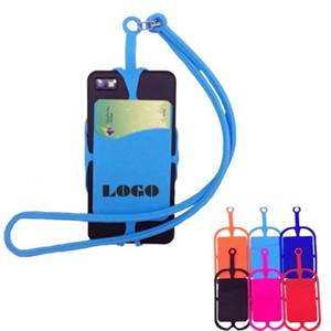 Universal Silicone Wallet with Lanyards