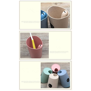 Wheat Straw Toothbrush Cup